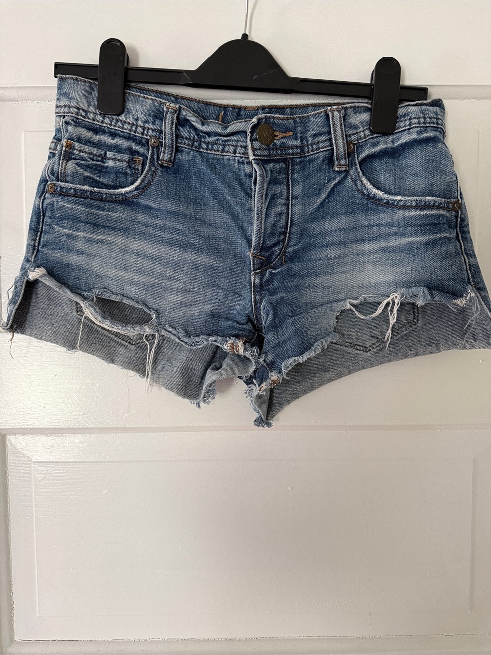 Free People Low Rise Jean Shorts